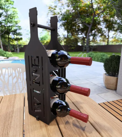 Suporte para garrafas de Vinho Garrafa V1. 01